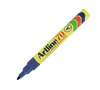 ARTLINE Lote de 6 rotuladores permanentes de 70 pulgadas (1,5 mm), color azul
