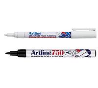 Artline - Marcador de tela en blanco y negro Marcador para ropa (2 unidades)