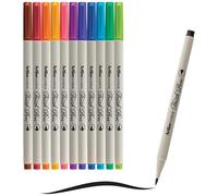 artline ROTULADOR SUPREME BRUSH EPFS PINTURA BASE DE AGUA PUNTA TIPO PINCEL TRAZO FINO BOLSA DE 12 UNIDADES