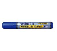 Artline - Rotuladores de punta redonda (punta media, 2 mm, 12 unidades), color azul