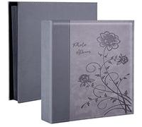 Artmag Álbum de fotos de 4 x 6 pulgadas, 500 fotos, cubierta de piel de gran capacidad, álbumes de fotos familiares para bodas, con capacidad para 500 fotos horizontales y verticales de 4 x 6 pulgadas