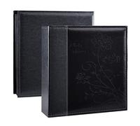 Artmag Álbum de fotos de 4 x 6 pulgadas, 600 fotos, cubierta de piel de gran capacidad, álbumes de fotos familiares para bodas, capacidad para 600 fotos horizontales y verticales de 4 x 6 pulgadas con