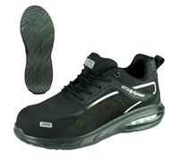 ARTMAS GTX4 Dynamic S1 - Zapatos de seguridad para hombre y mujer, ligeros, con puntera de acero, antideslizantes, transpirables, deportivos, Negro , 45 EU