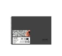 Artme Bloc de bocetos A4, 30 hojas (160 g/m²), cuaderno de bocetos encuadernado en espiral