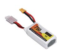 ARTOCT Batería Li Poly RC 750mAh, 11.1V 95C de Potencia | Óxido de litio y cobalto, batería de cuadricóptero RC, ideal para carreras FPV, diseño de enchufe XT30