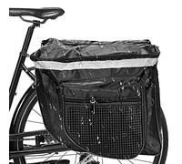 ARTOCT Bolsa de alforjas Dobles para Bicicleta,Reflectante, para Asiento Trasero, para Maletero, multifunción, portabicicletas con Bolsillos, portaequipajes para Bicicletas de Carreras, para