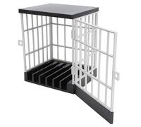 ARTOCT Caja de Bloqueo de Cárcel para Teléfono Celular, Prisión de Plástico para Teléfono Móvil con 2 Mini Llaves para Interacciones sin Pantalla en el Aula en Familia (Negro Gris)