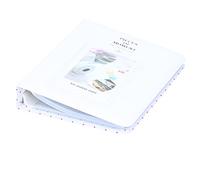 ARTOCT Estuche de Almacenamiento para Tarjetas Fotográficas con 64 Bolsillos, Mini álbum de Fotos para Fotos Mini 9 de 3 Pulgadas (Blanca)