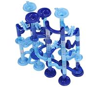 ARTOCT Juegos de Canicas, Pista de Juegos Acuáticos DIY, 75 Componentes y 30 Bolas, para Que los Niños Mejoren Sus Habilidades de Resolución de Problemas