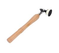 ARTOCT Kit de lijadora de cuenco de mano con mango de madera, kit de lijadora de cuenco con almohadillas de 1 pulgada y 2 pulgadas, 50 discos de lijado