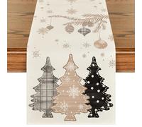 Artoid Mode Pine Trees Christmas Camino de Mesa, Decoracion de Mesa de Navidad 40x100 cm
