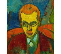 ARToPHIIU Cuadros Abstractos Póster de Lienzo Impresión en Lienzo Bildnis Itten de Hermann Stenner para la Decoración del Hogar de la Oficina 60x90cm