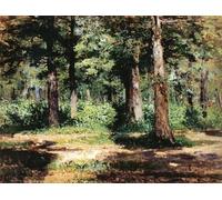 ARToPHIIU Cuadros Abstractos Póster de Lienzo Impresión en Lienzo Día soleado en el bosque de Isaac Levitan para la Decoración del Hogar de la Oficina 60x90cm