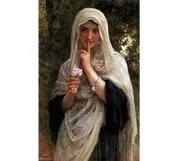 ARToPHIIU Cuadros Abstractos Póster de Lienzo Impresión en Lienzo El secreto de William Adolph Bouguereau para la Decoración del Hogar de la Oficina 60x90cm
