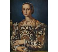 ARToPHIIU Cuadros Abstractos Póster de Lienzo Impresión en Lienzo Eleonora Di Toledo de Agnolo Bronzino para la Decoración del Hogar de la Oficina 60x90cm