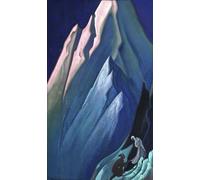 ARToPHIIU Cuadros Abstractos Póster de Lienzo Impresión en Lienzo Ella que dirige' de Nicholas Roerich para la Decoración del Hogar de la Oficina 60x90cm