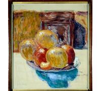 ARToPHIIU Cuadros Abstractos Póster de Lienzo Impresión en Lienzo Frutas Clear Harmony de Pierre Bonnard para la Decoración del Hogar de la Oficina 60x90cm