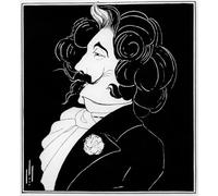 ARToPHIIU Cuadros Abstractos Póster de Lienzo Impresión en Lienzo Mcneill Whistler por Aubrey Beardsley para la Decoración del Hogar de la Oficina 60x90cm