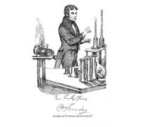 ARToPHIIU Cuadros Abstractos Póster de Lienzo Impresión en Lienzo Michael Faraday dando una conferencia en la Royal Institution de Unbekannt para la Decoración del Hogar de la Oficina 60x90cm