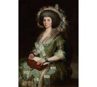 ARToPHIIU Cuadros Abstractos Póster de Lienzo Impresión en Lienzo Retrato de doña Manuela Camas, esposa de Cean Bermúdez Pintura de Francisco De Goya para la Decoración del Hogar de la Oficina 60x90cm