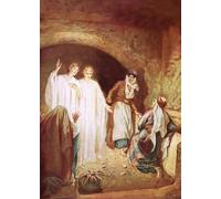 ARToPHIIU Imagen de Lienzo Impresión de Imagen Clásicas Poster Ángeles declarando que Jesús ha resucitado de entre los muertos por William Brassey Hole para Decoraciones del Hogar 60x90cm