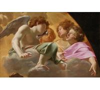 ARToPHIIU Imagen de Lienzo Impresión de Imagen Clásicas Poster Maqueta para Retablo de San Pedro de Simon Vouet para Decoraciones del Hogar 60x90cm