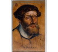 ARToPHIIU Impresiones de Lienzo Decorativo Cuadro Retrato de Felipe I de Pomerania la Reforma Dibujo Pastel por Lucas the Elder Cranach para la Decoración del Hogar del Dormitorio 60x90cm