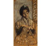 ARToPHIIU Pared Arte Cuadro Artistica Imagen Lienzo Famosa Pintura Reproducción Bailarina española Danseuse Espagnole de Pierre Bonnard para Decoración de Paredes 60x90cm