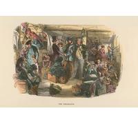 ARToPHIIU Pared Arte Cuadro Artistica Imagen Lienzo Famosa Pintura Reproducción Ilustración para David Copperfield por Hablot Knight Browne para Decoración de Paredes 60x90cm