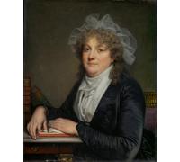 ARToPHIIU Pared Arte Cuadro Artistica Imagen Lienzo Famosa Pintura Reproducción Madame Jean-Baptiste Nicolet Más tarde de Jean Baptiste Greuze para Decoración de Paredes 60x90cm