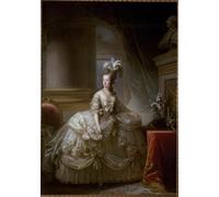 ARToPHIIU Pared Arte Cuadro Artistica Imagen Lienzo Famosa Pintura Reproducción Retrato de la reina de Francia María Antonieta por Elisabeth Louise Vigee Lebrun para Decoración de Paredes 60x90cm