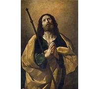 ARToPHIIU Pinturas al óleo Clásicas Impresiones de Lienzo Decorativo Cuadro Apóstol San elde Vintage Painting para la Decoración del Hogar del Dormitorio 60x90cm