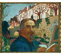 ARToPHIIU Pinturas al óleo Clásicas Impresiones de Lienzo Decorativo Cuadro Autorretrato de Maurice Denis para la Decoración del Hogar del Dormitorio 60x90cm