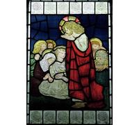 ARToPHIIU Pinturas al óleo Clásicas Impresiones de Lienzo Decorativo Cuadro Cristo predicando por Dante Gabriel Charles Rossetti para la Decoración del Hogar del Dormitorio 60x90cm