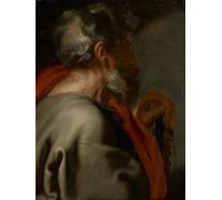 ARToPHIIU Pinturas al óleo Clásicas Impresiones de Lienzo Decorativo Cuadro el apóstol simón devan dyck para la Decoración del Hogar del Dormitorio 60x90cm