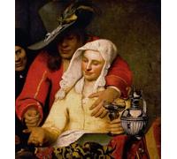 ARToPHIIU Pinturas al óleo Clásicas Impresiones de Lienzo Decorativo Cuadro la Procura de Jan Vermeer para la Decoración del Hogar del Dormitorio 60x90cm