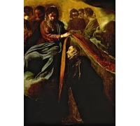 ARToPHIIU Pinturas al óleo Clásicas Impresiones de Lienzo Decorativo Cuadro La Virgen se aparece a San Ildefonso y le da un manto de Diego Velázquez para la Decoración del Hogar del Dormitorio 60x90cm