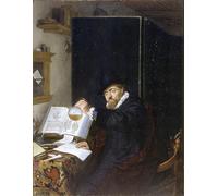 ARToPHIIU Pinturas Famosas Pinturas Murales Cuadro Moderno Lienzo Análisis de Adriaen Jansz Van Ostade para la Decoración de la Sala de Estar 60x90cm