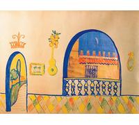 ARToPHIIU Pinturas Famosas Pinturas Murales Cuadro Moderno Lienzo Dibujo de Federico García Lorca para la Decoración de la Sala de Estar 60x90cm