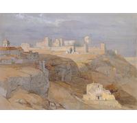 ARToPHIIU Pinturas Famosas Pinturas Murales Cuadro Moderno Lienzo el alcázar de carmona andalucia por david roberts para la Decoración de la Sala de Estar 60x90cm