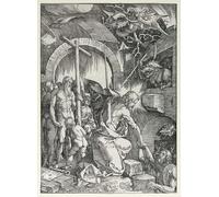 ARToPHIIU Pinturas Famosas Pinturas Murales Cuadro Moderno Lienzo el Gran Cristo de la Pasión Descendiendo al Limbo de Albrecht Dürer para la Decoración de la Sala de Estar 60x90cm