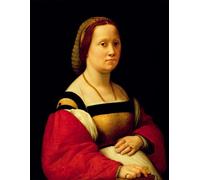 ARToPHIIU Pinturas Famosas Pinturas Murales Cuadro Moderno Lienzo la Mujer Embarazada la Donna Gravida de Raffaello Sanzio Raphael para la Decoración de la Sala de Estar 60x90cm