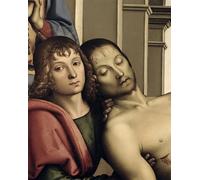 ARToPHIIU Pinturas Famosas Pinturas Murales Cuadro Moderno Lienzo Pieta Oil on Detail of de Pietro Perugino para la Decoración de la Sala de Estar 60x90cm