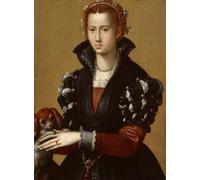 ARToPHIIU Pinturas Famosas Pinturas Murales Cuadro Moderno Lienzo Retrato de Eleonora da Toledo por Alessandro Allori para la Decoración de la Sala de Estar 60x90cm