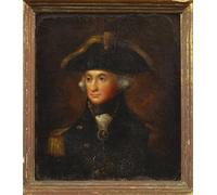 ARToPHIIU Pinturas Famosas Pinturas Murales Cuadro Moderno Lienzo Retrato de Horatio Lord Nelson por Lemuel Abbott para la Decoración de la Sala de Estar 60x90cm