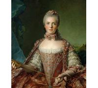ARToPHIIU Pinturas Famosas Pinturas Murales Cuadro Moderno Lienzo Retrato de María Adelaida por Jean Marc Nattier para la Decoración de la Sala de Estar 60x90cm