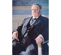 ARToPHIIU Pinturas Famosas Pinturas Murales Cuadro Moderno Lienzo William H. Taft por Anders Leonard Zorn para la Decoración de la Sala de Estar 60x90cm