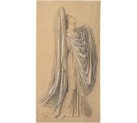 ARToPHIIU Póster de Lienzo Impresión en Lienzo Estudio para la Figura de Francia en La Apoteosis de Napoleón I Jean Auguste Ingres para la Decoración del Hogar de la Oficina 60x90cm