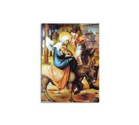 Artopweb CrystalArt - Cuadro de plexiglás con efecto de cristal brillante y ligero, listo para colgar, ecológico, con texto en inglés «The Seven Mary's Pain», «Flight into Egypt» de Albrecht Dürer