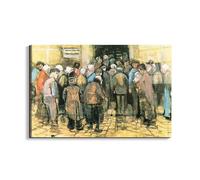 Artopweb EarthArt Total Gloss 53 x 80 cm - Cuadro brillante con espejo ligero listo para colgar, decoración del hogar, arte italiano Eco-Friendly - The National Lottery de Van Gogh Vincent